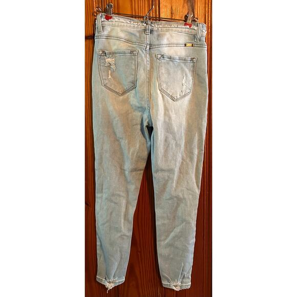 Kancan Los Angeles high rise fray hem ankle jegging size 7/27 - Picture 3 of 5